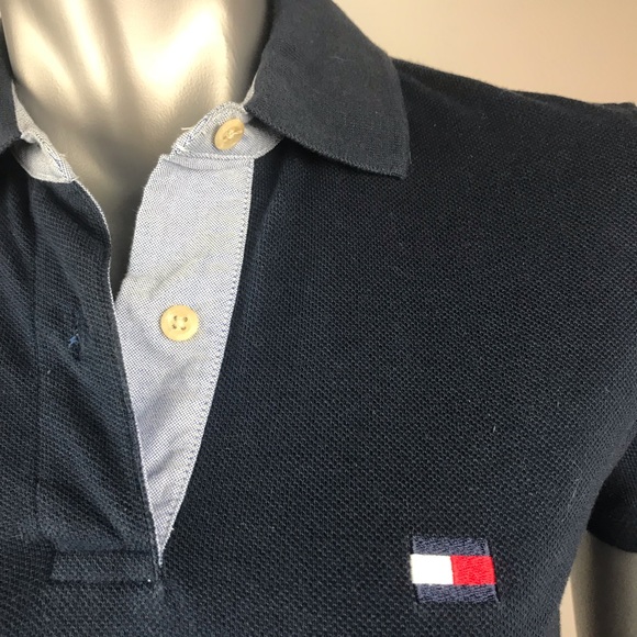 Tommy Hilfiger Woman Dress 100% Cotton Embroidered - Picture 5 of 7